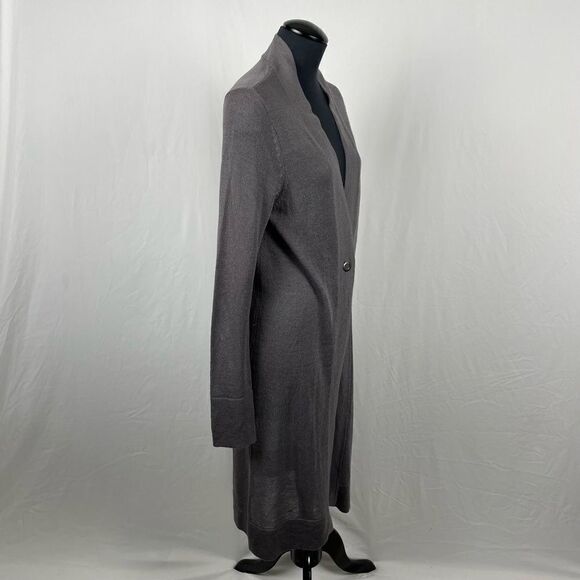 Soft Surroundings Long Purple Knit Thin Cardigan Sweater - Women’s M - Picture 2 of 8